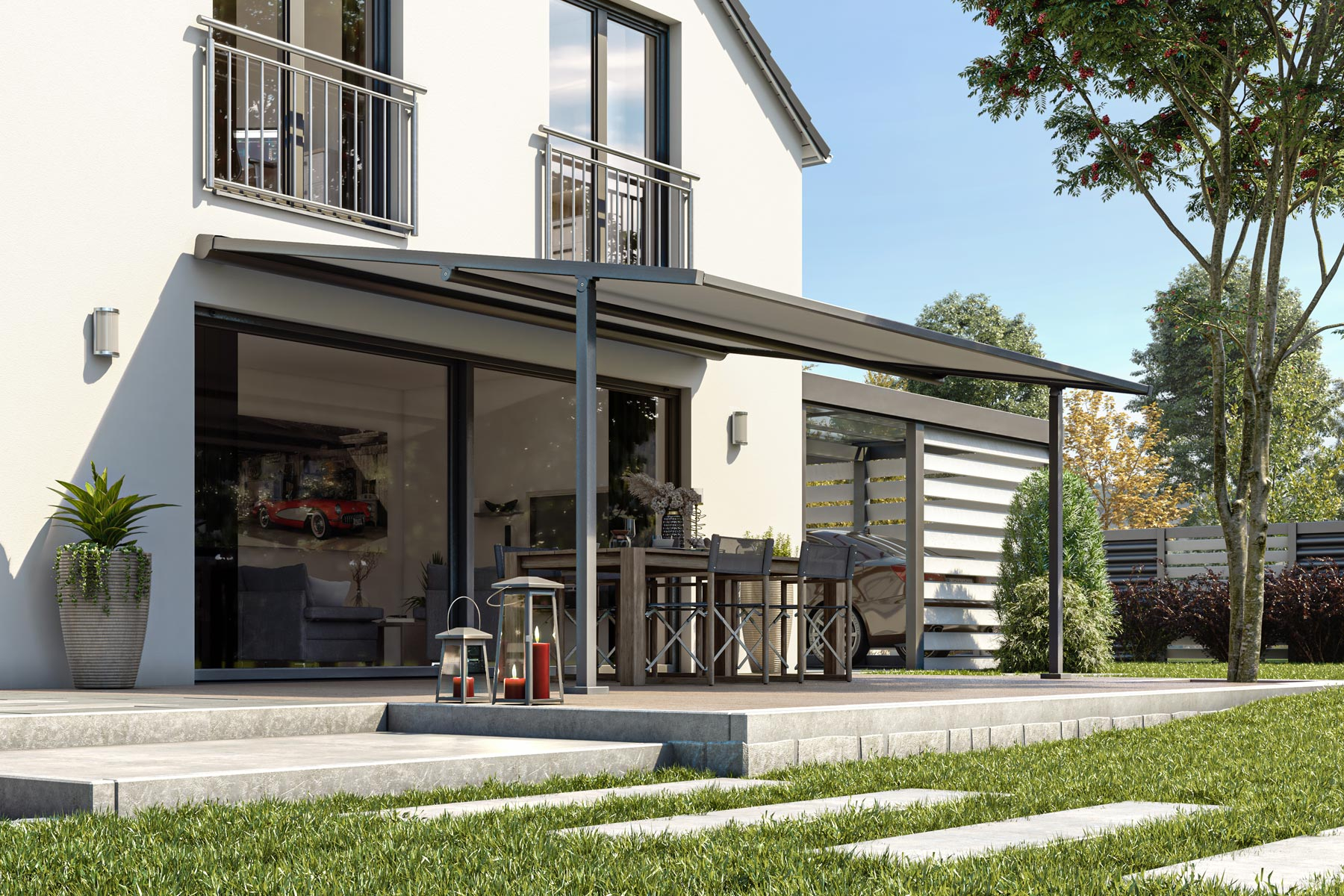 pergola veranda zonwering